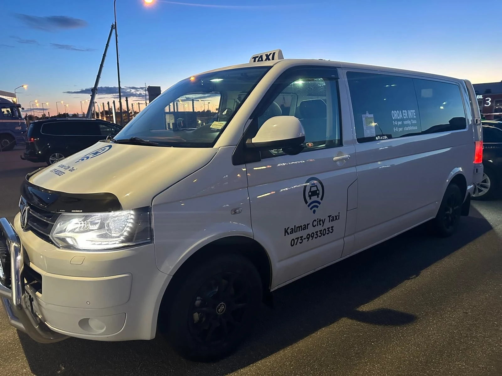 Kalmar City Taxi vid terminal